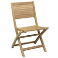 Sedia pieghevole Mirage in teak marrone Dimensioni: cm 42 x 51 x 85 h