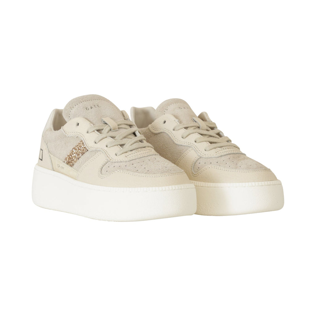 SNEAKERS COURT PLATFORM BEIGE