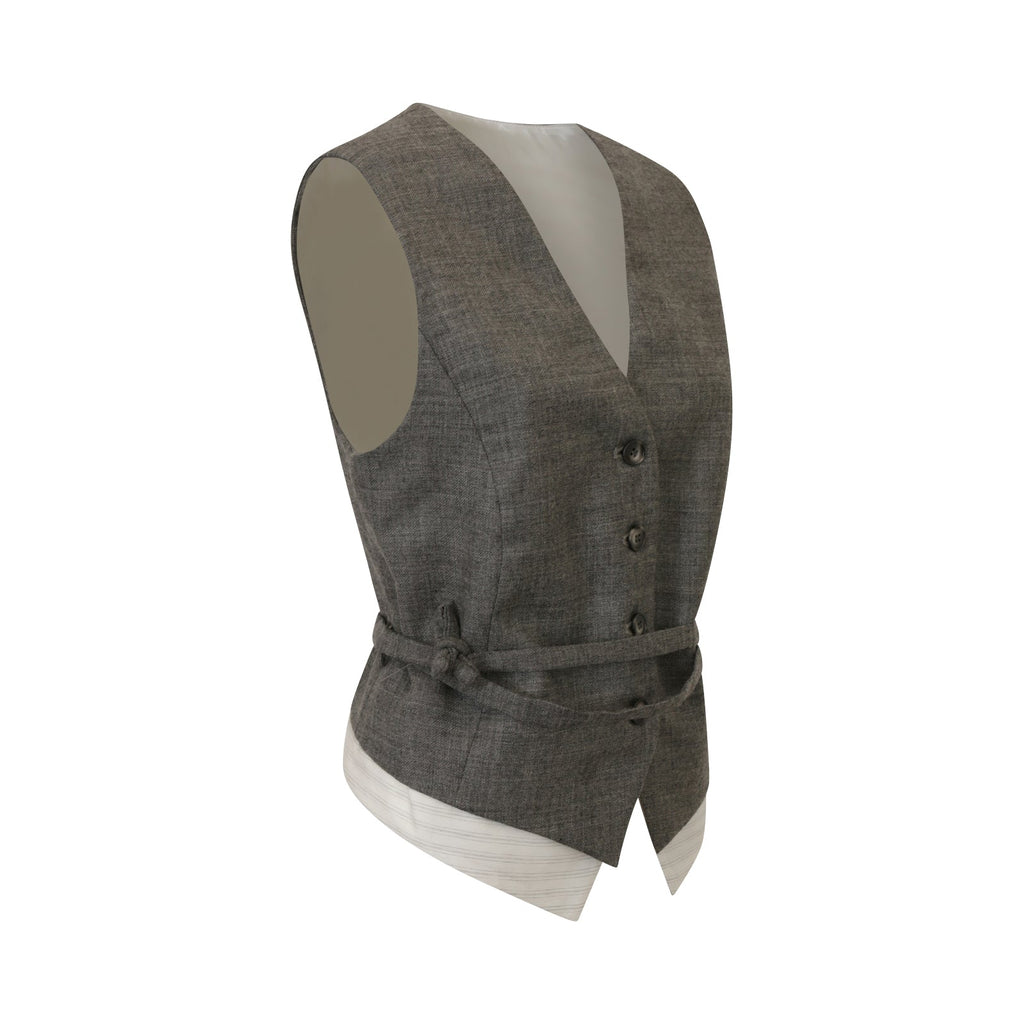 GILET TECLA GRIGIO