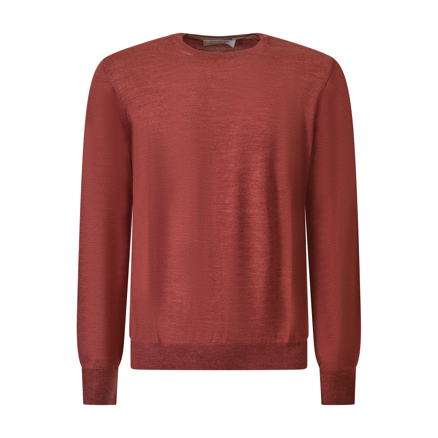 MAGLIA PARICOLLO MATTONE