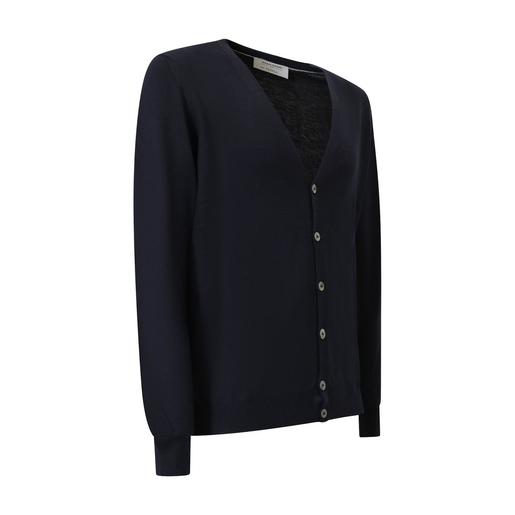 CARDIGAN BLU
