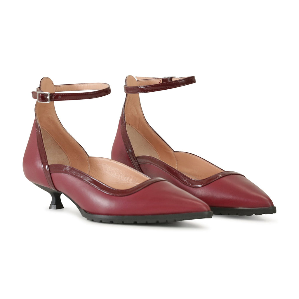 DECOLLETTE GEDA BORDEAUX