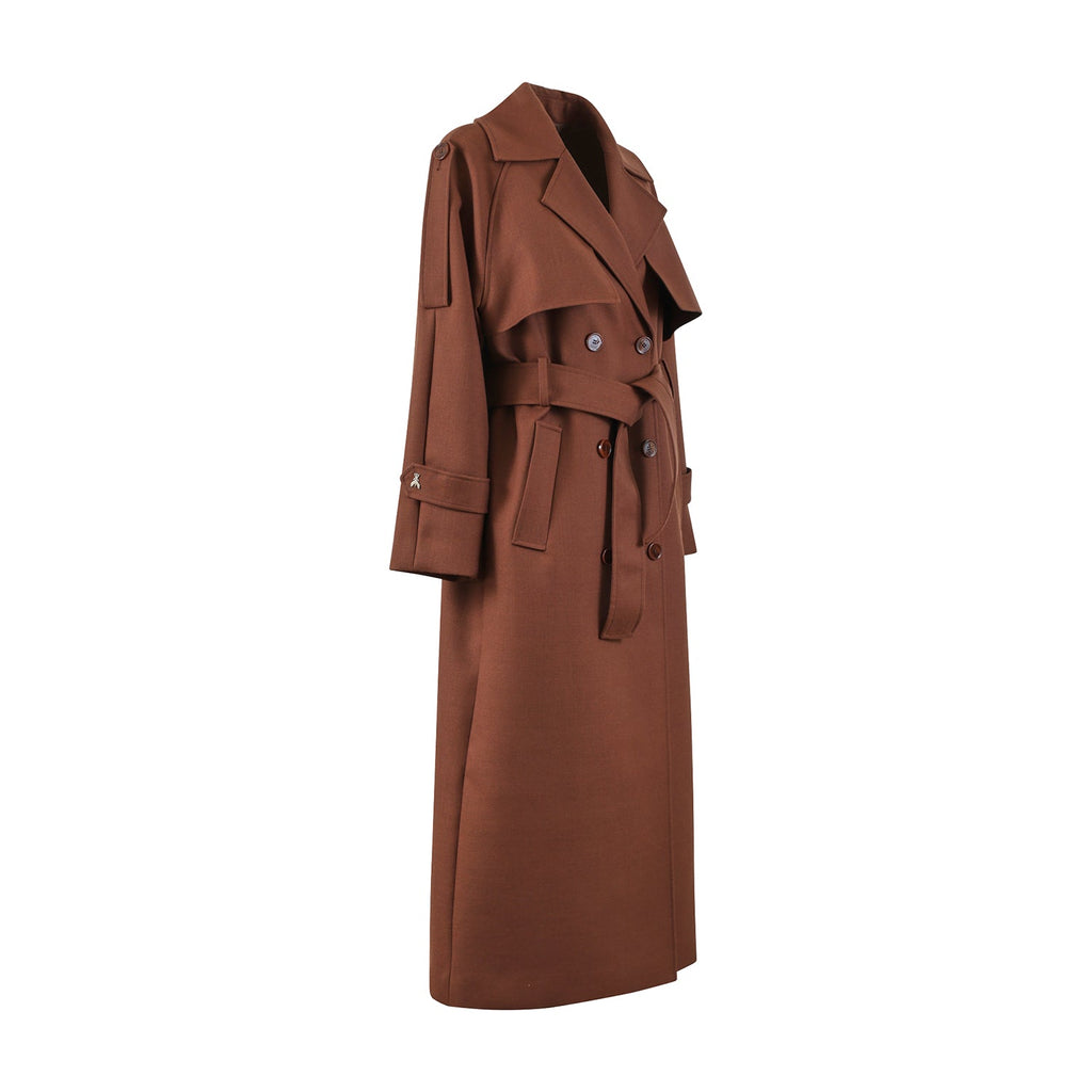 TRENCH MARRONE