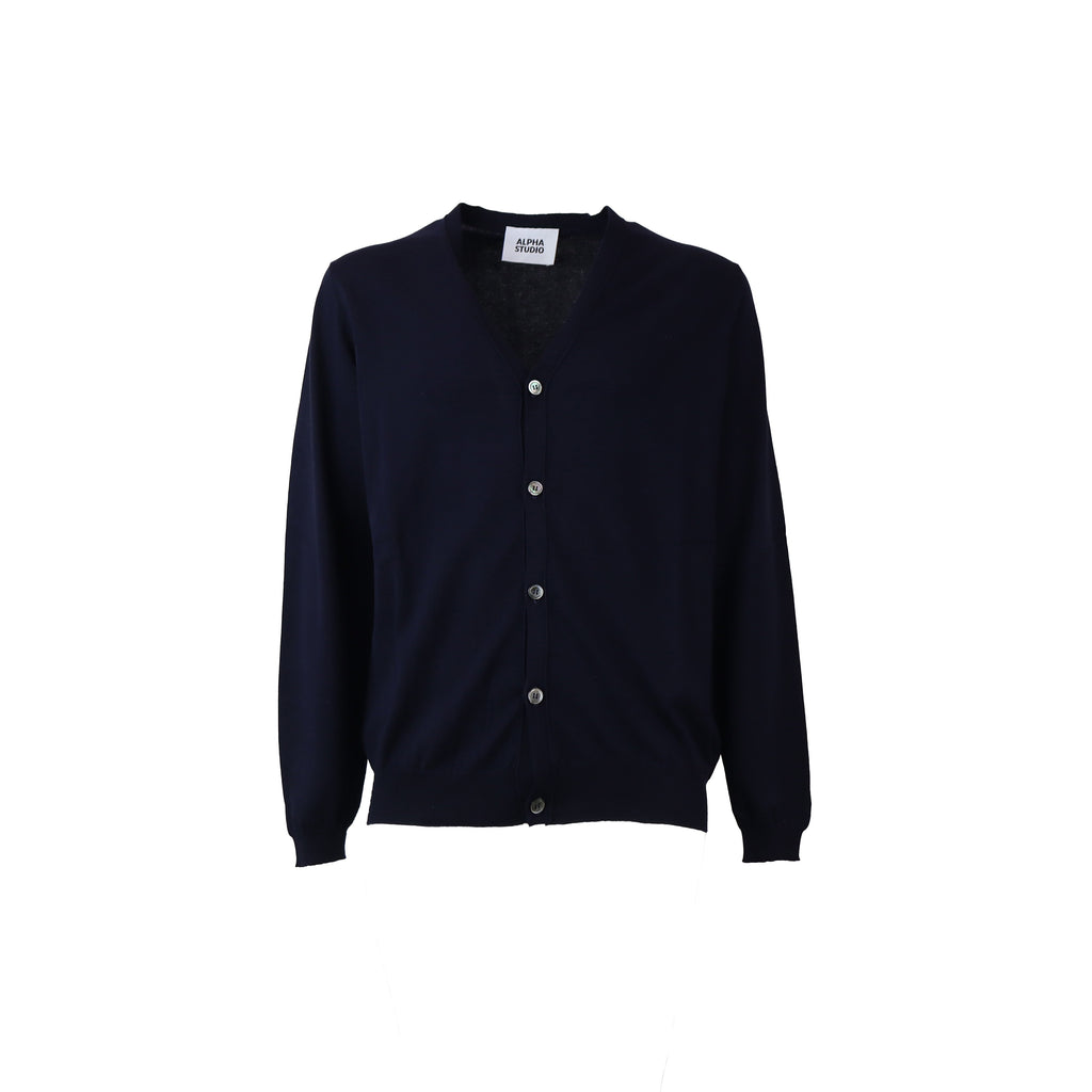 CARDIGAN BLU