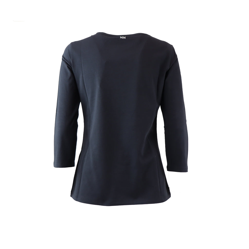 MAGLIA OBLIQUA NERO