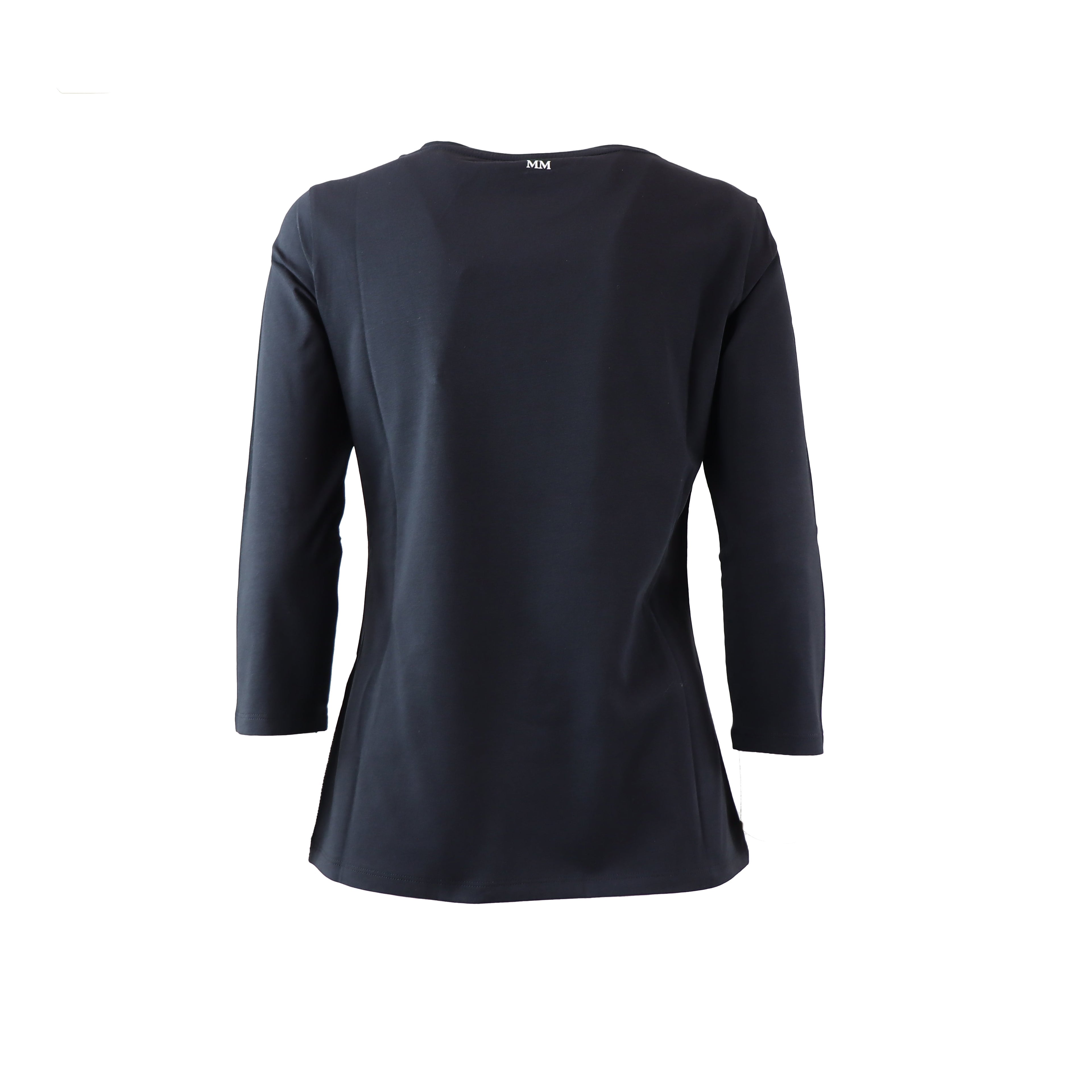 MAGLIA OBLIQUA NERO