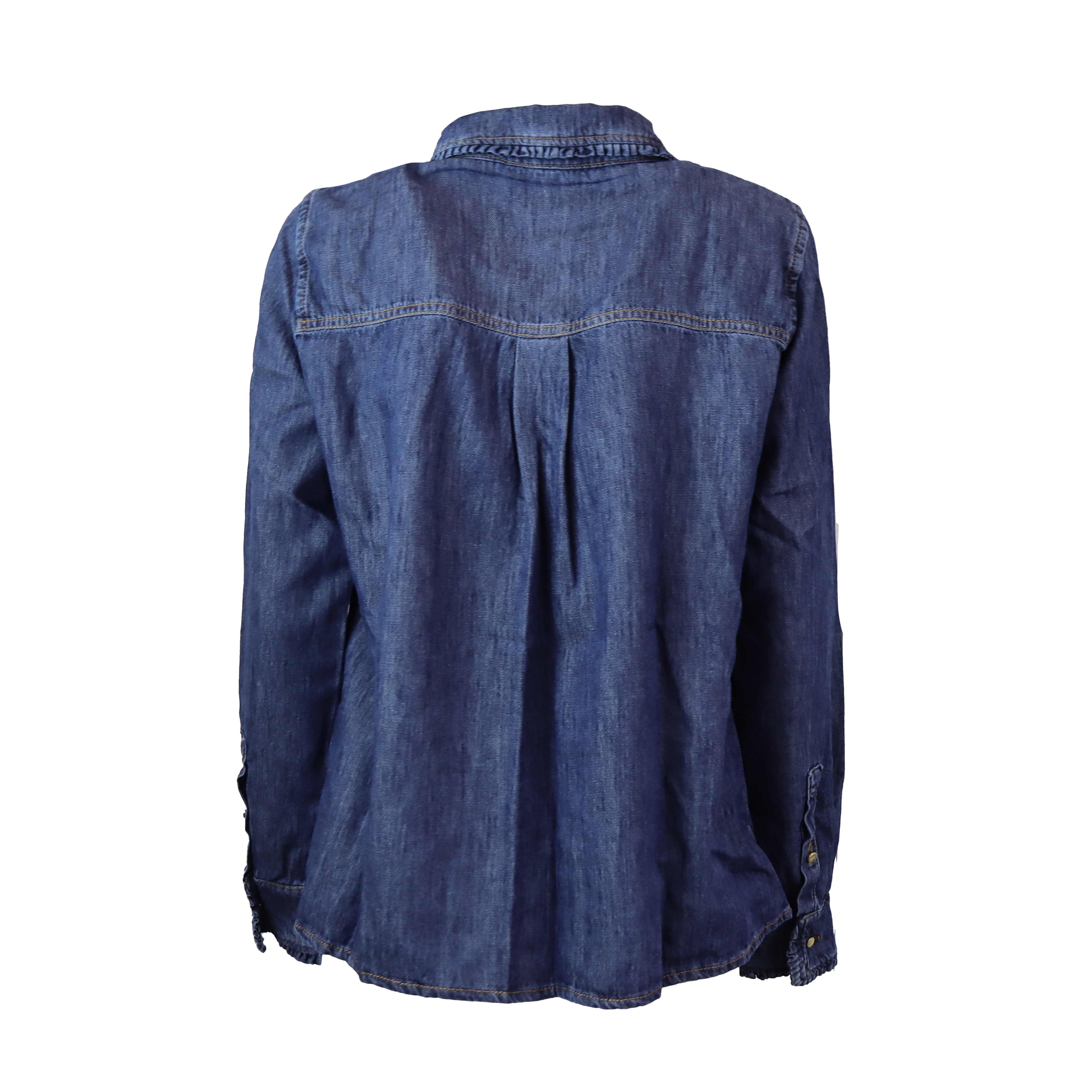 CAMICIA BUSSOLA IN DENIM BLU JEANS