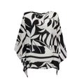 PONCHO TAMBUTO NERO E BIANCO
