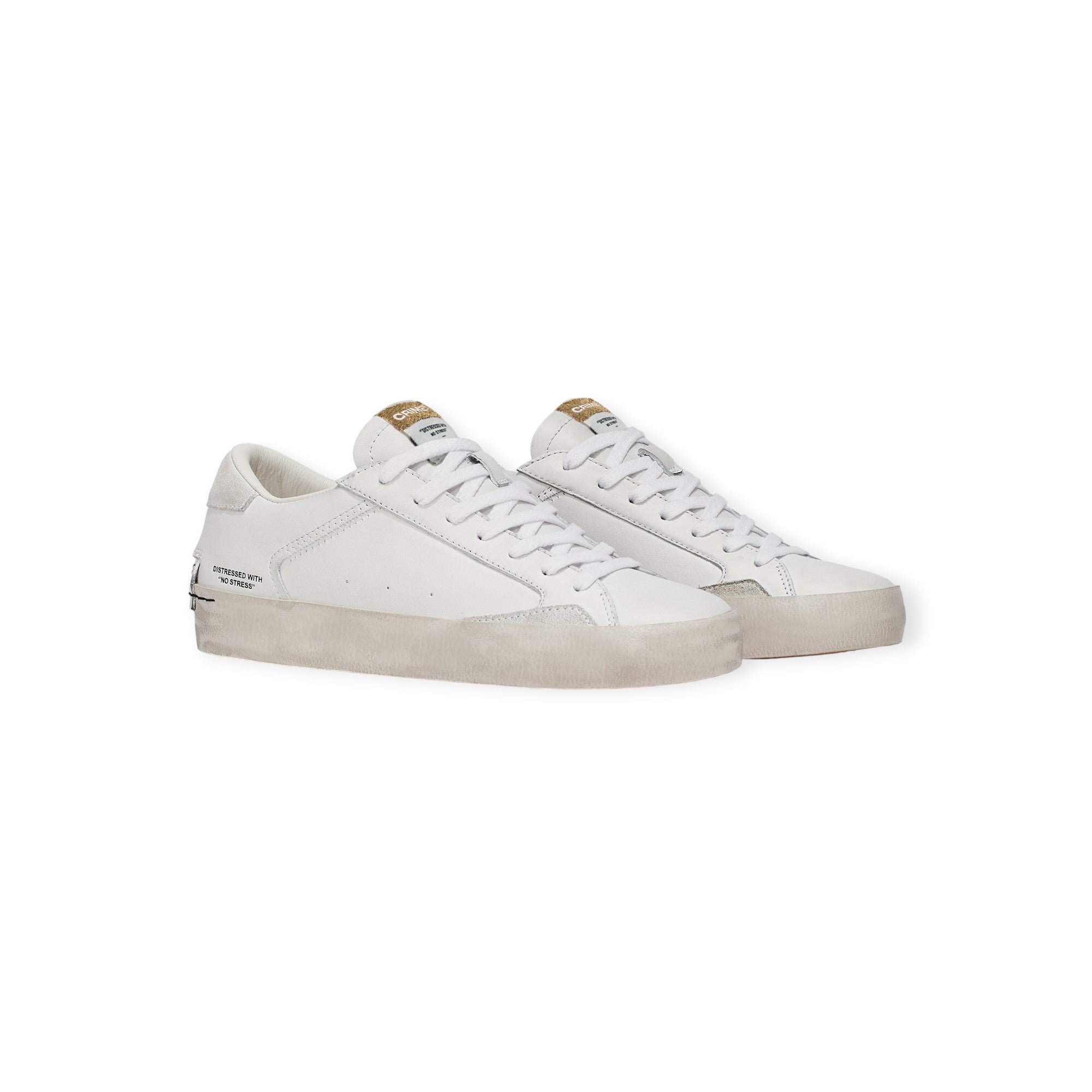 SNEAKERS DISTRESSED BIANCA