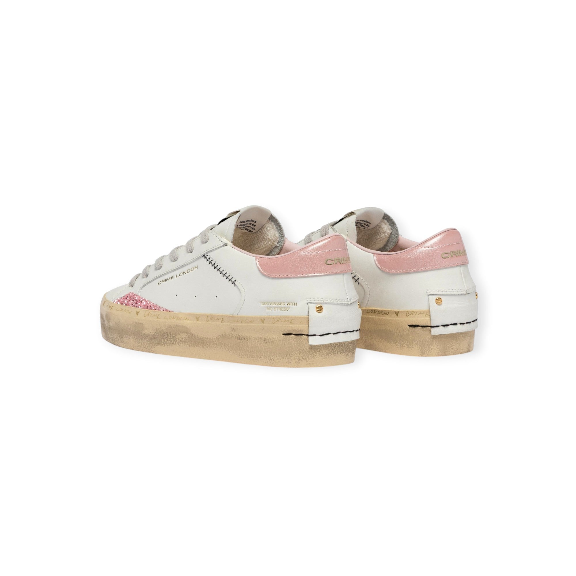 SNEAKERS DISTRESSED BIANCA