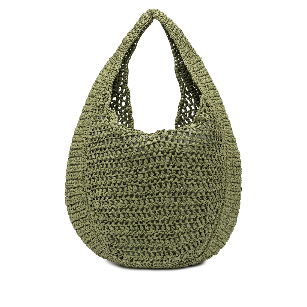 BORSA A SPALLA VERDE