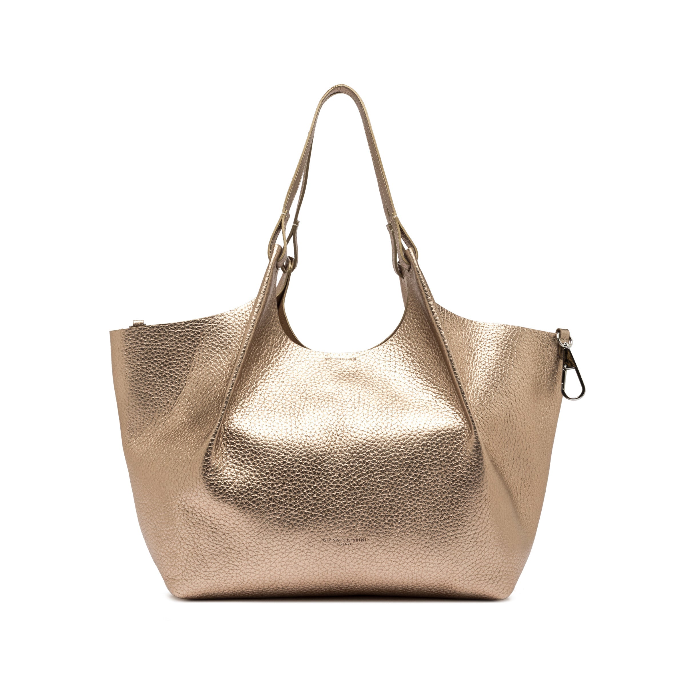 BORSA A SPALLA PLATINO