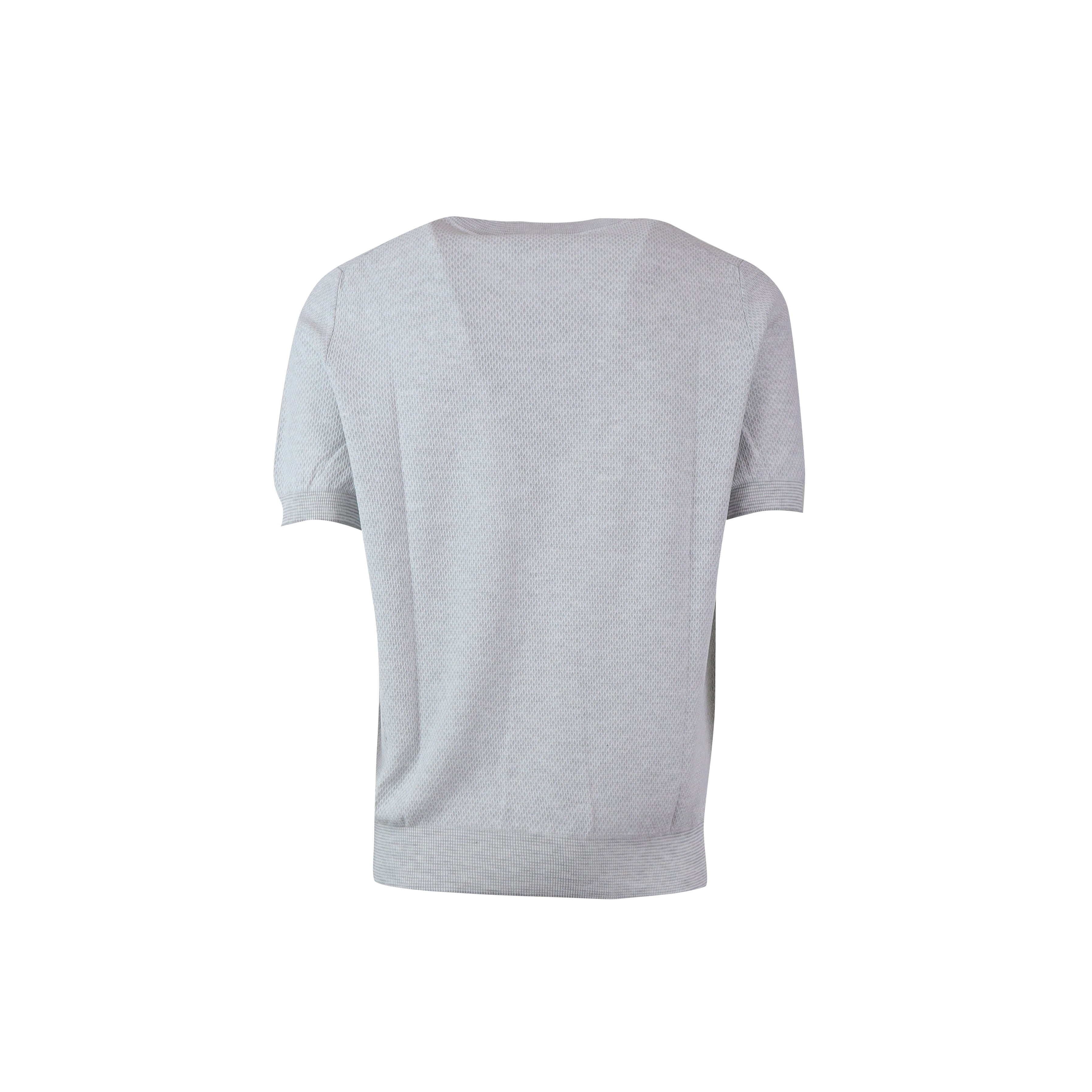 T-SHIRT PARICOLLO MEZZAMANICA GHIACCIO
