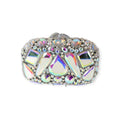 CLUTCH MIRROR ARGENTO IRIDESCENTE