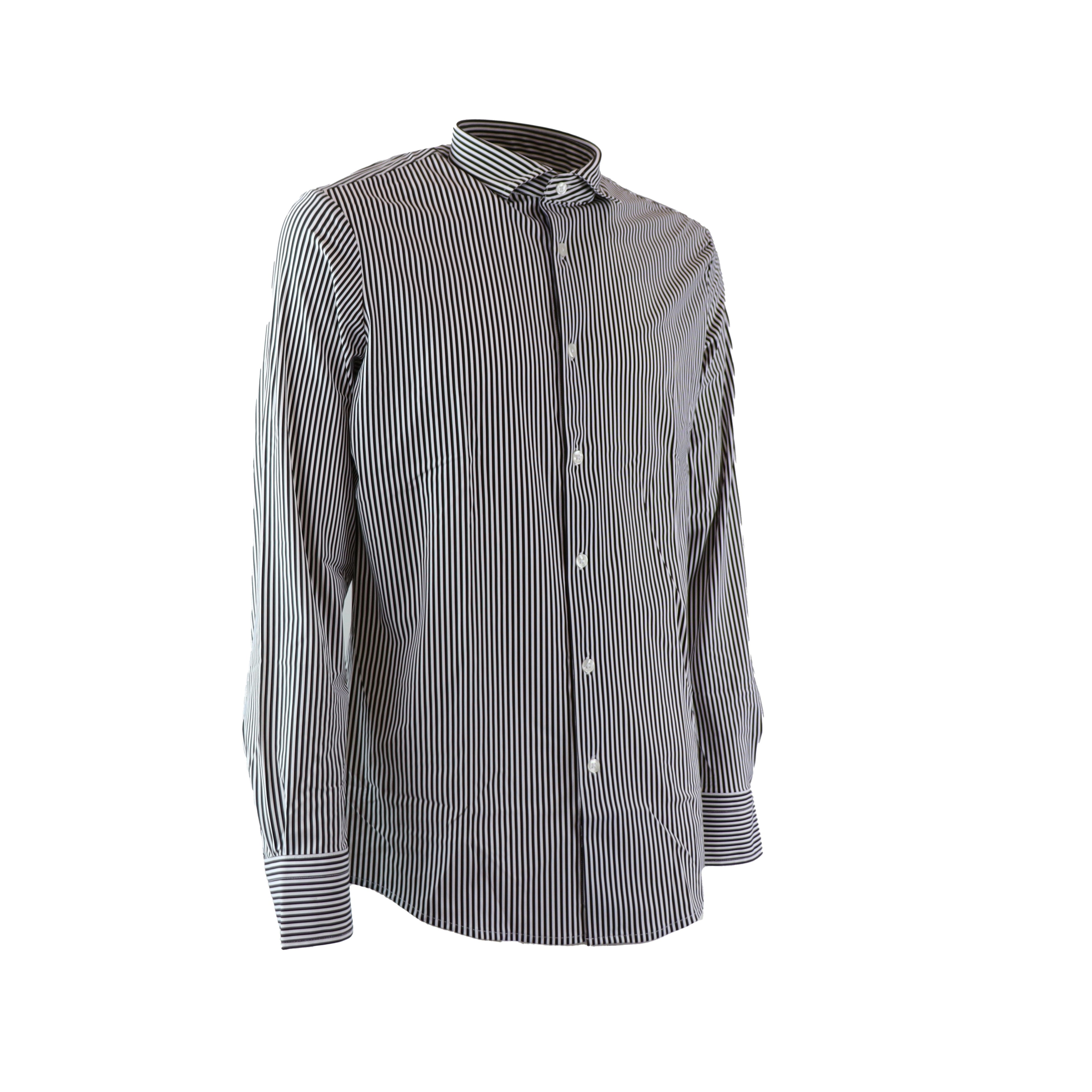 CAMICIA MILLERIGHE MARRONE