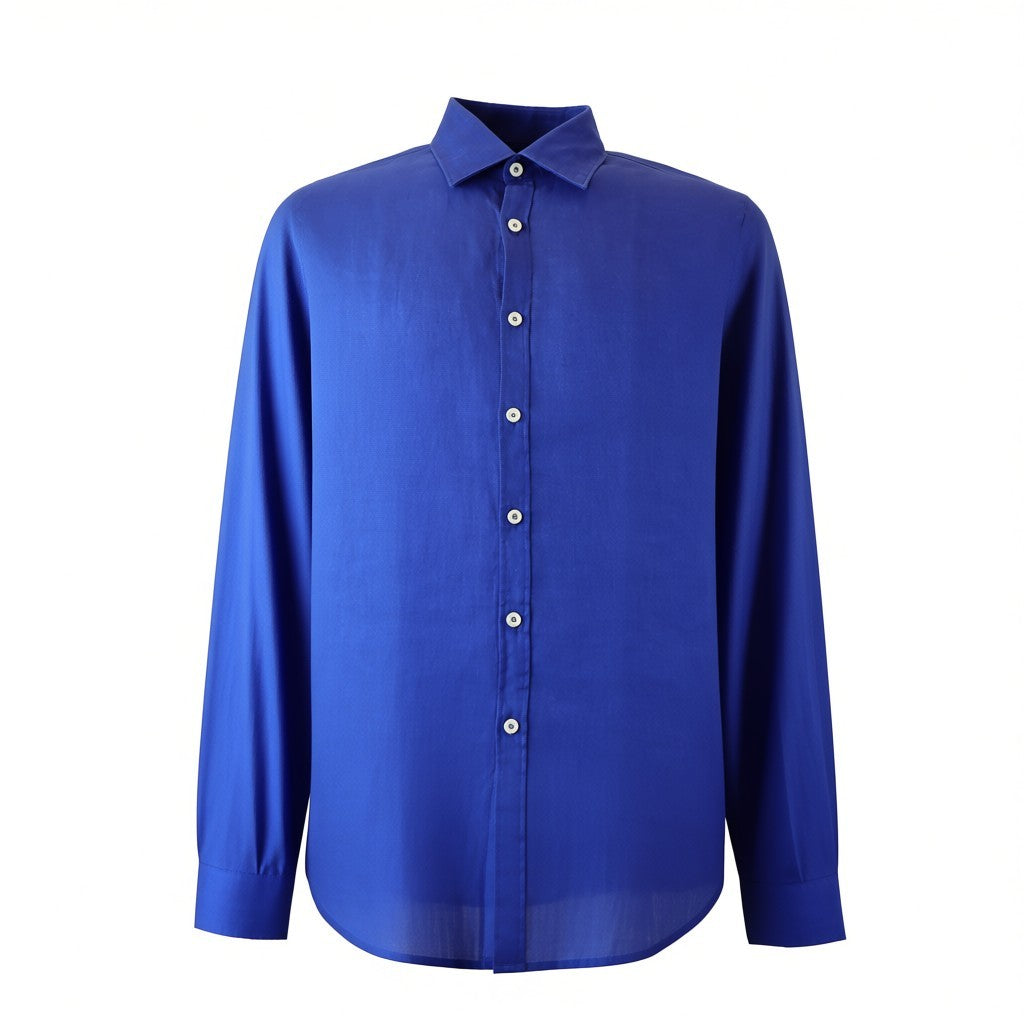 CAMICIA BLU ROYAL