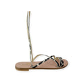 SANDALO FLAT ZEBRATO