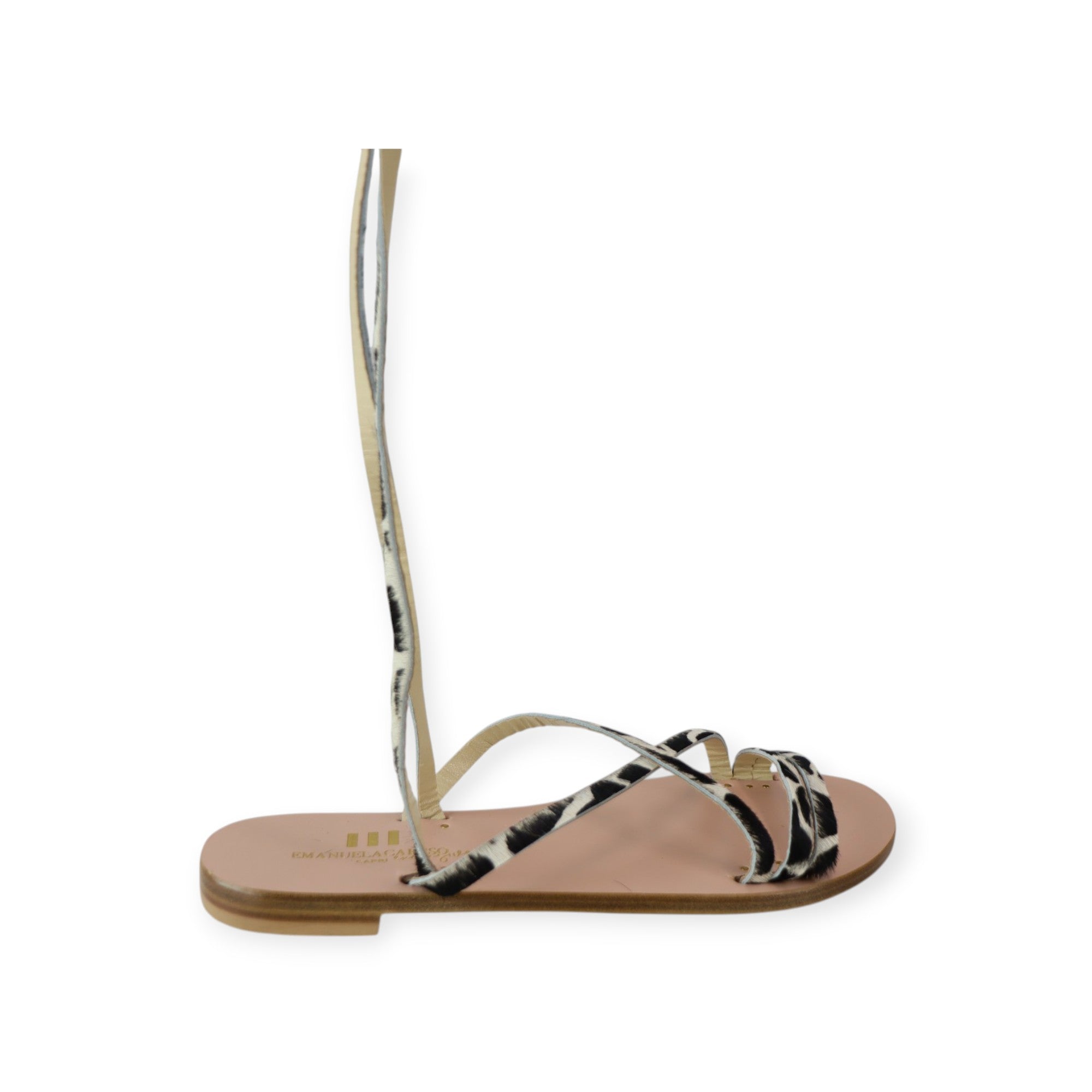 SANDALO FLAT ZEBRATO