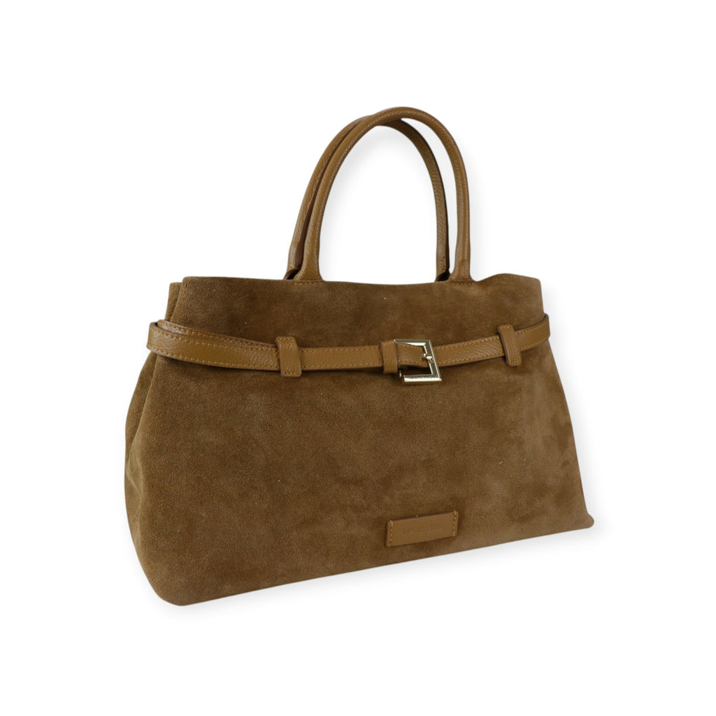 BORSA A MANO DORADO CUOIO