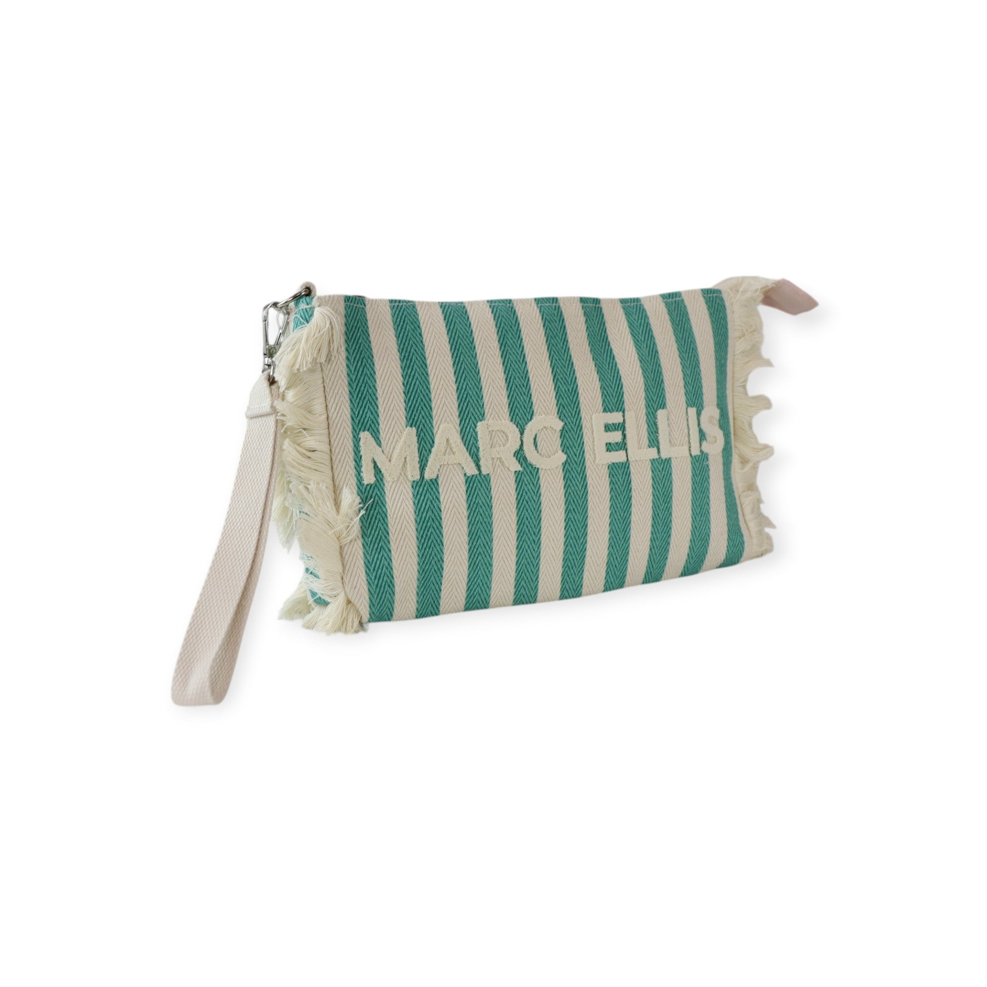 POCHETTE BUBY VERDE A RIGHE