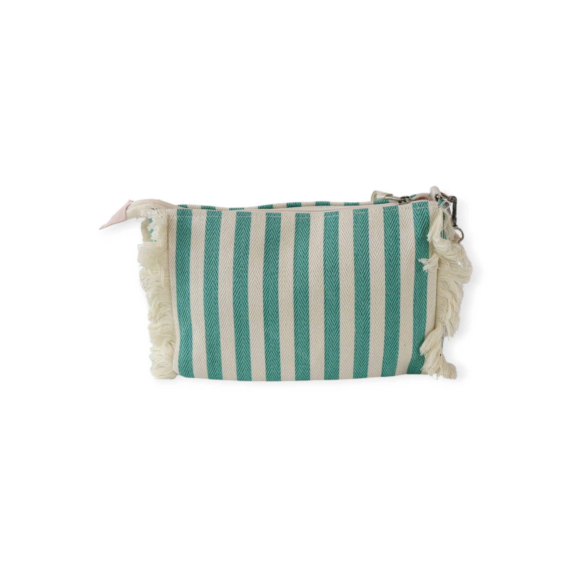 POCHETTE BUBY VERDE A RIGHE