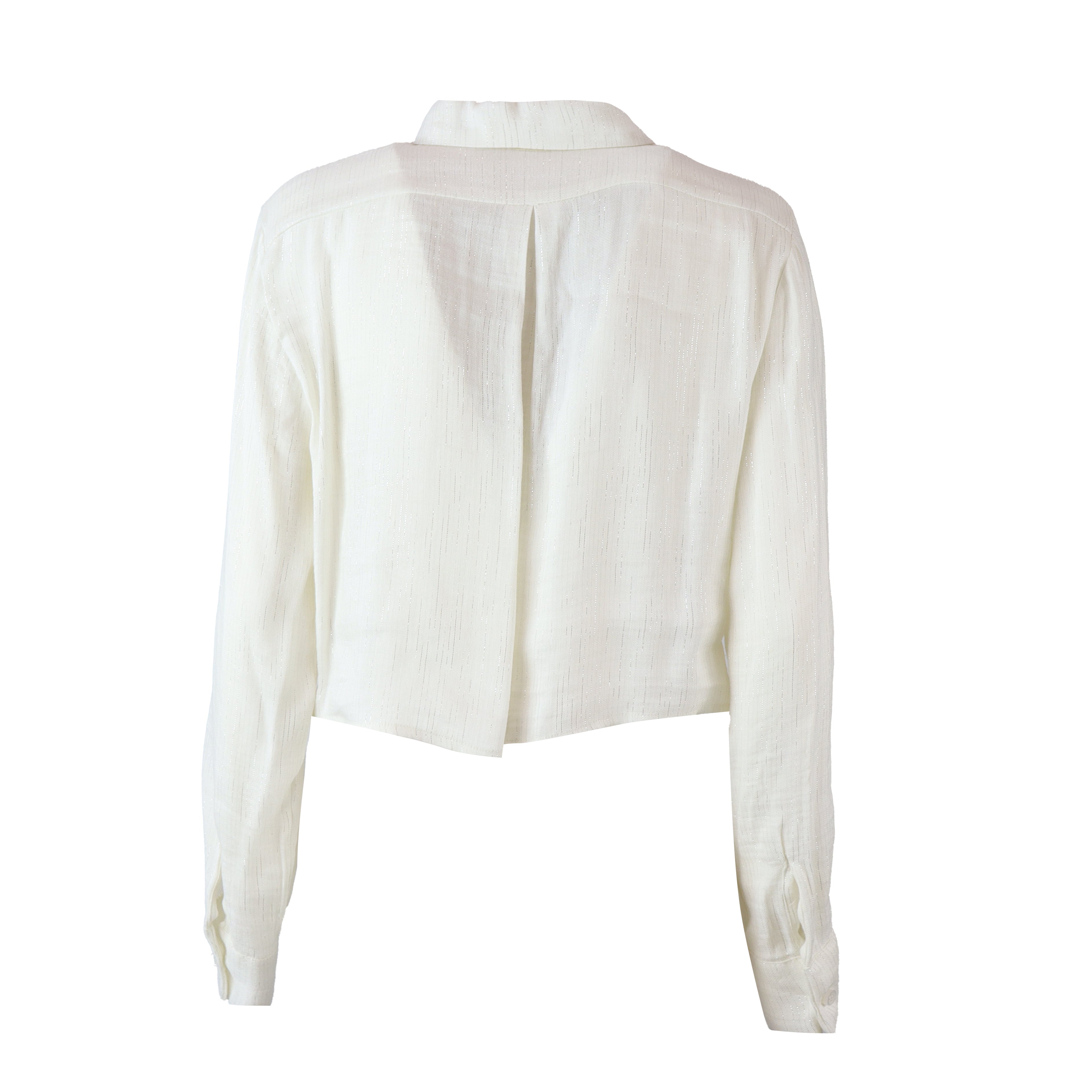 CAMICIA CROP BIANCA