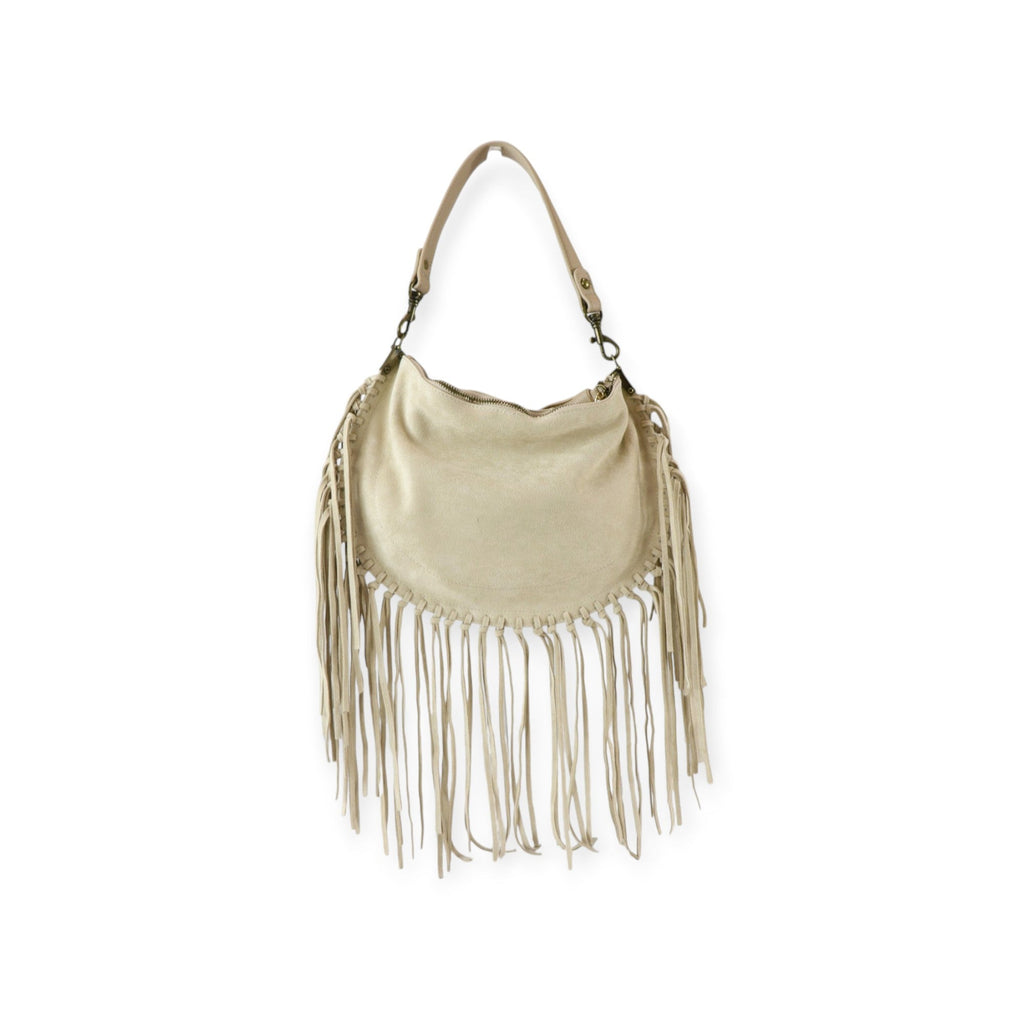 BORSA A SPALLA BEIGE