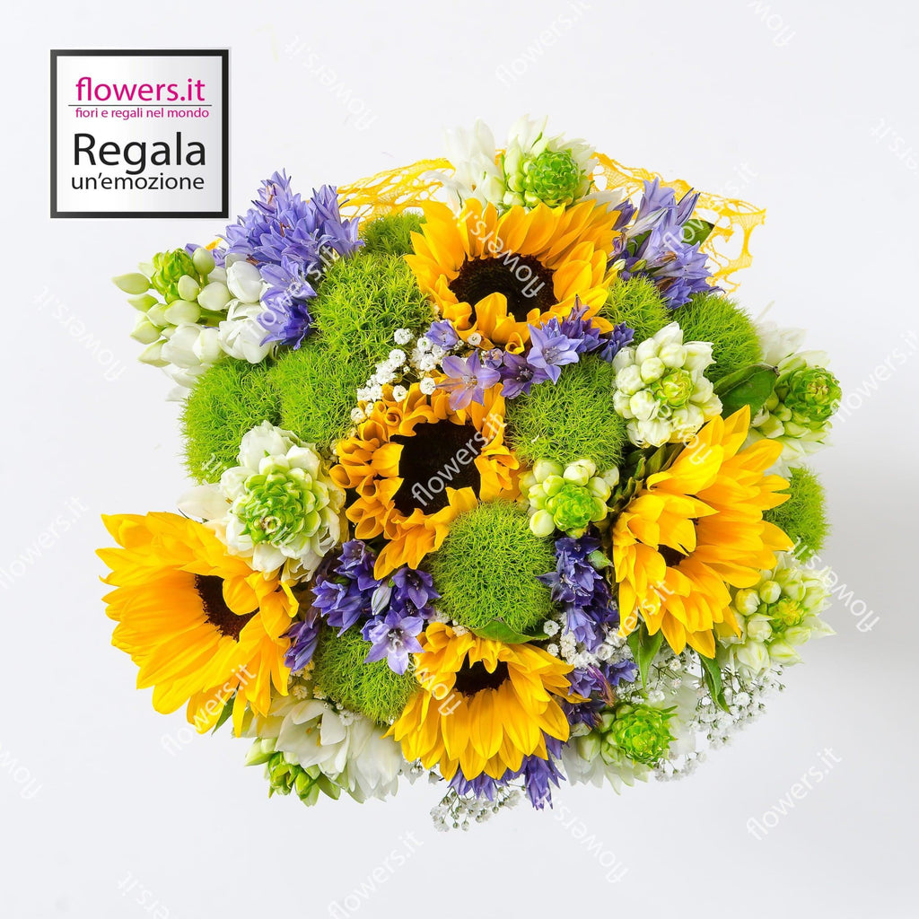 VITALITA' - Girasoli, ornitogallo, green trek e fiori di Fabiola