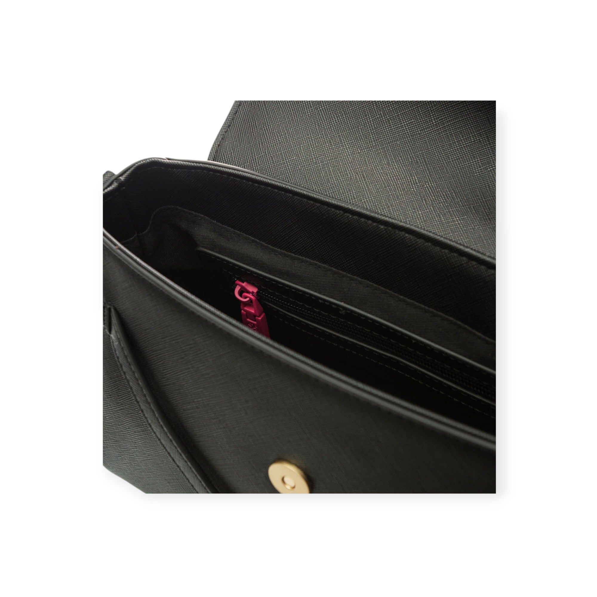 BORSA A MANO QUIRA GRAIN SMALL NERA