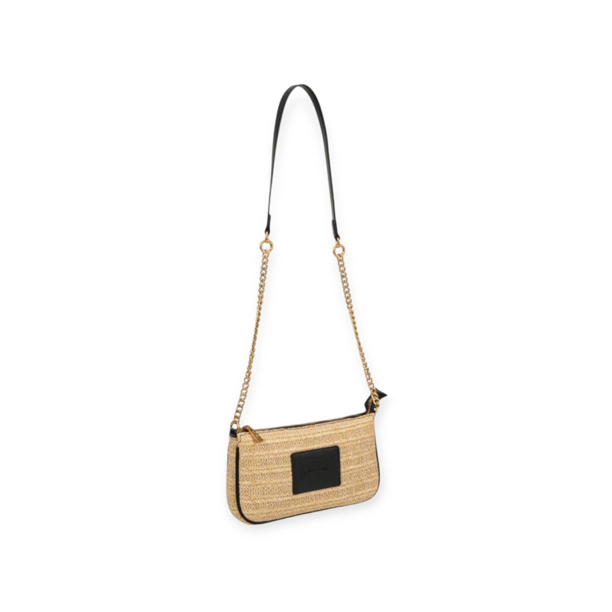POCHETTE NERA E BEIGE