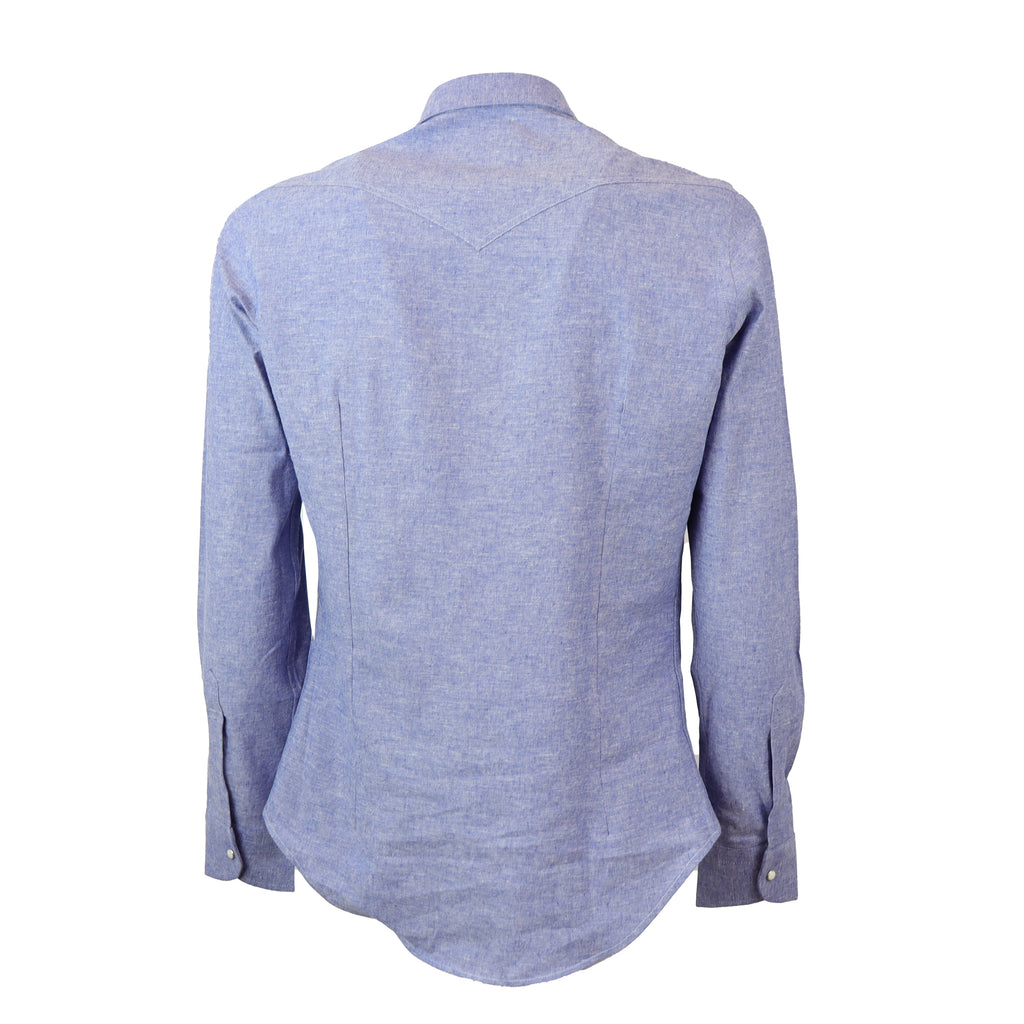 CAMICIA TEXANA BLU