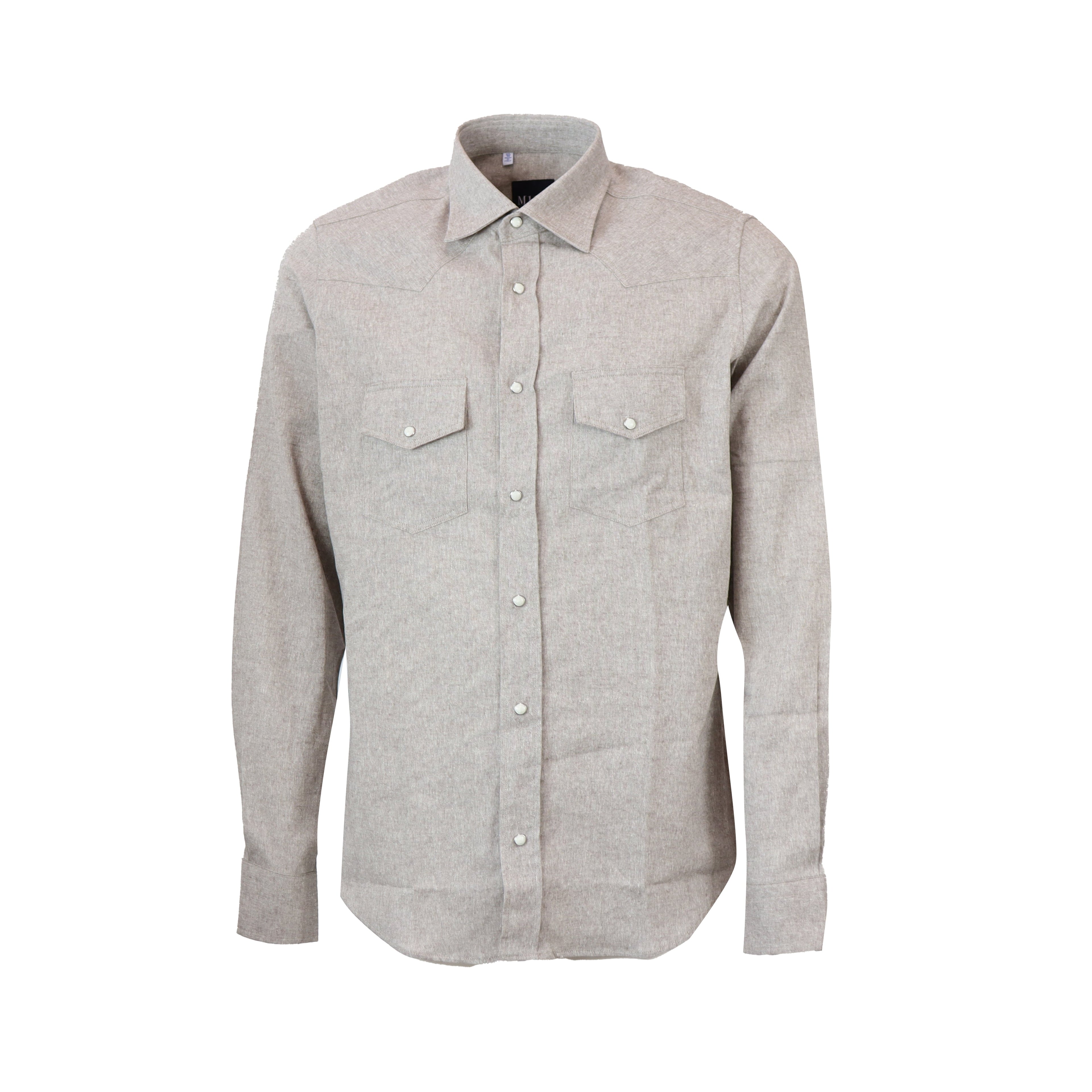 CAMICIA TEXANA BEIGE