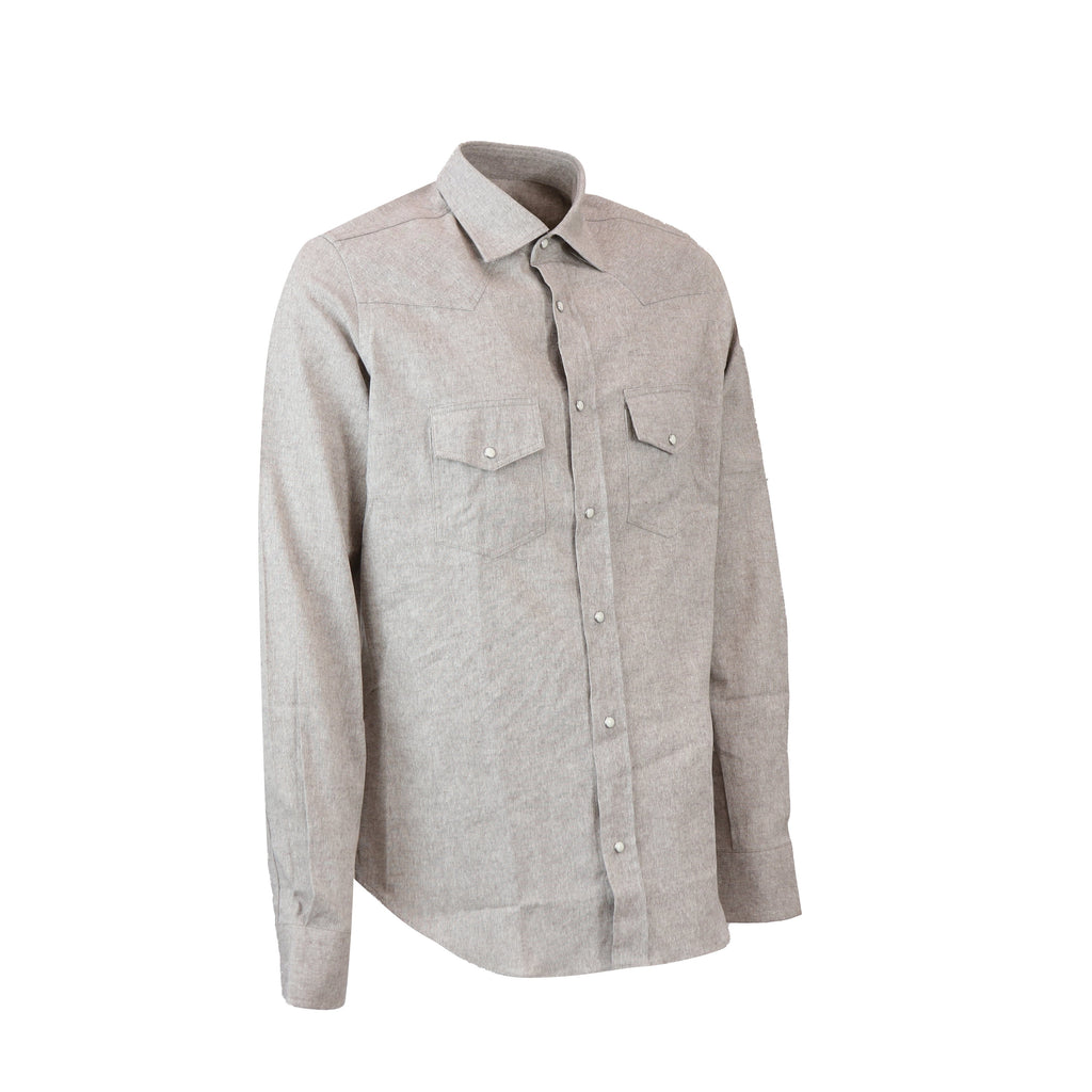 CAMICIA TEXANA BEIGE