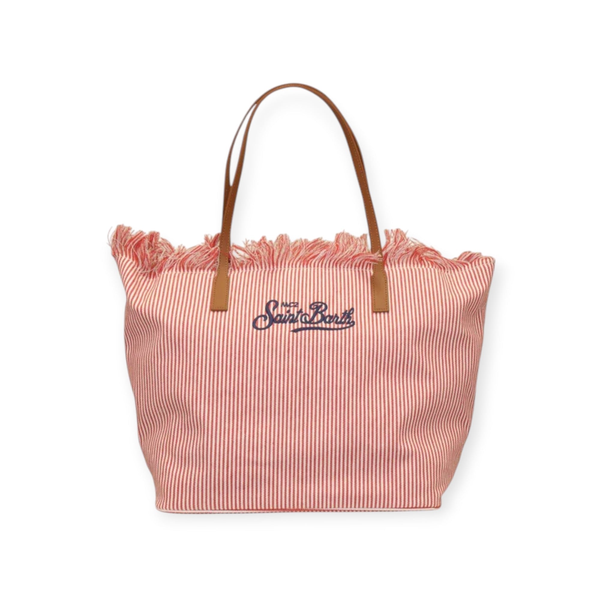 BORSA CITYBAG BIANCA E ROSSA