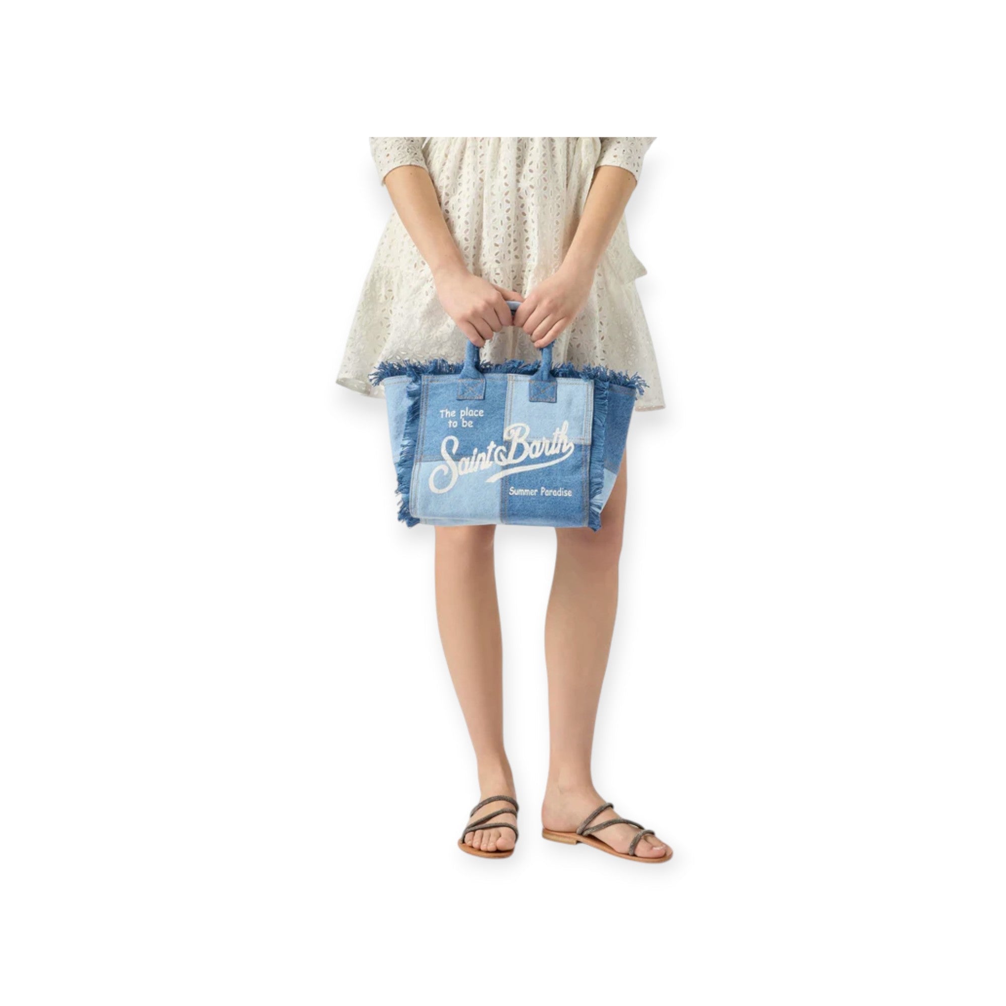 BORSA COLETTE DENIM PATCHWORK