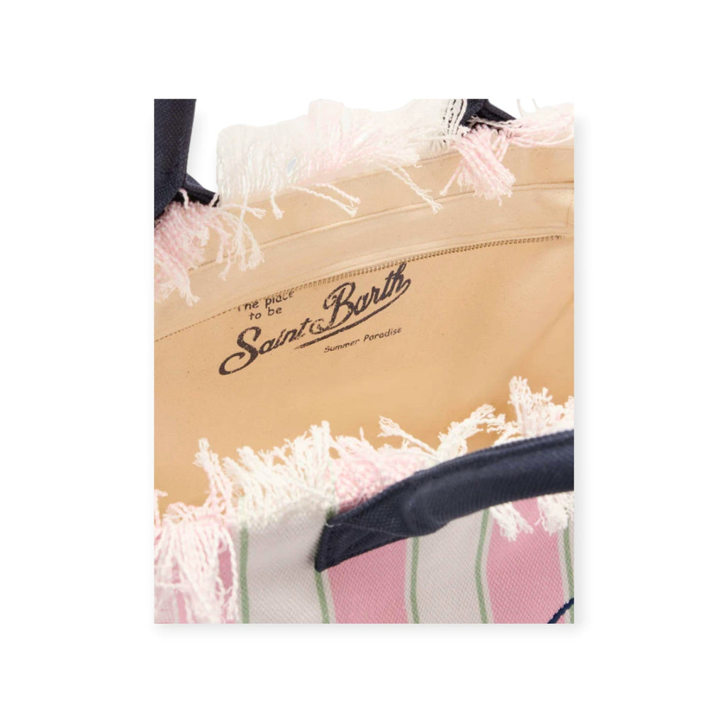 BORSA VANITY BIANCA E ROSA