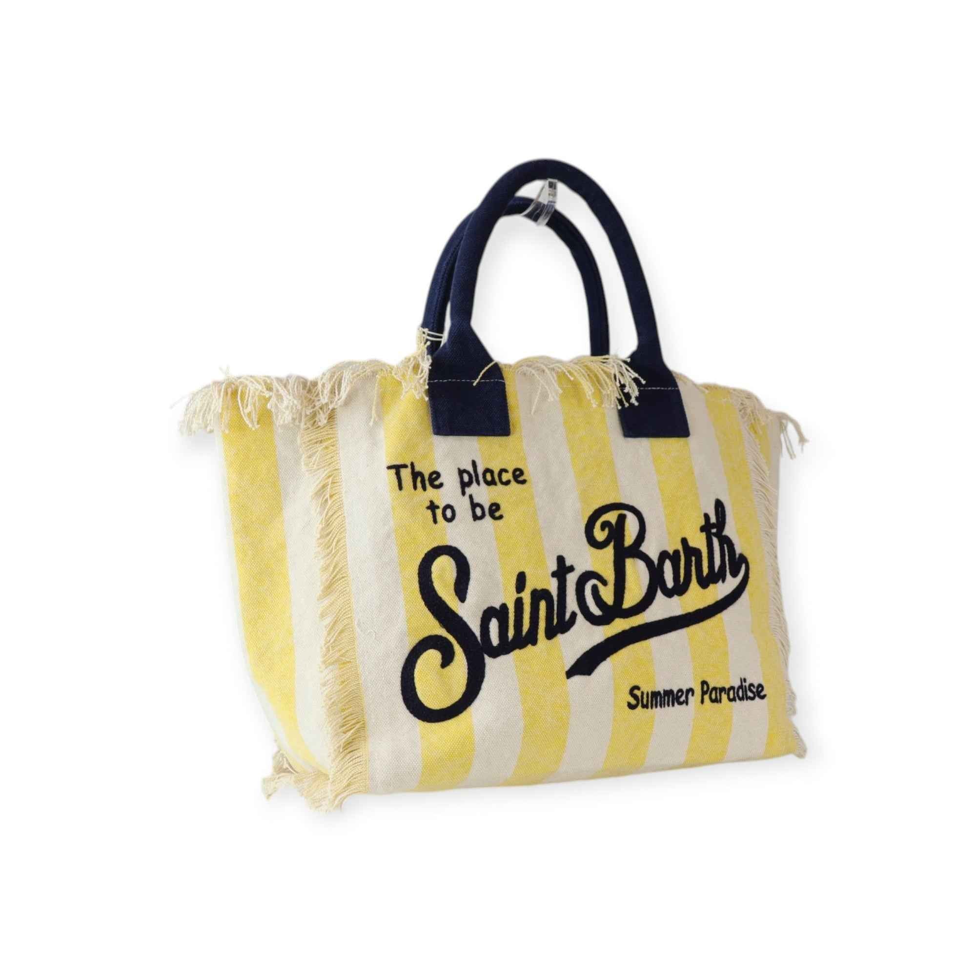 BORSA MARE VANITY GIALLA