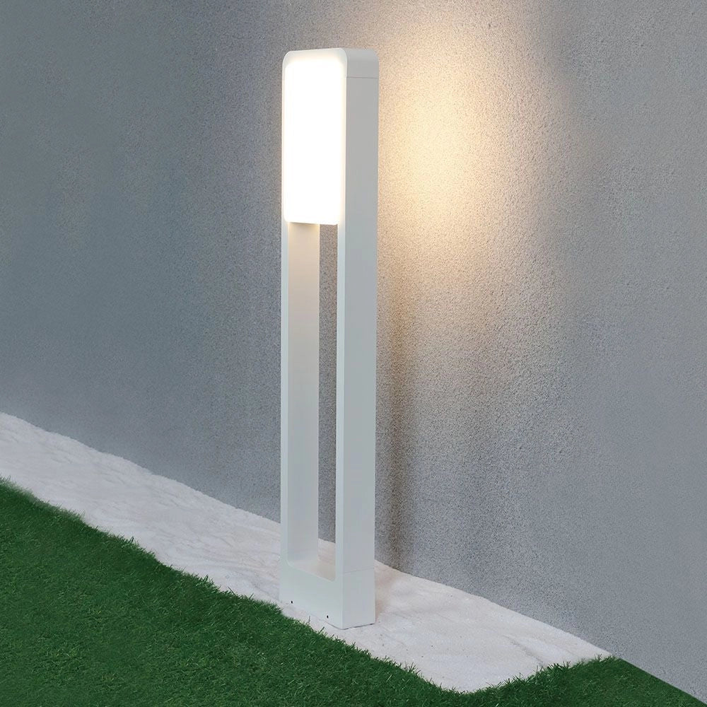 Paletto LED V‑TAC 10 W Samsung 4000 K IP65 – Corpo Bianco