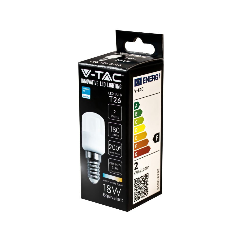 Lampadina LED E14 2W Bianco Caldo Chip Samsung 3000K