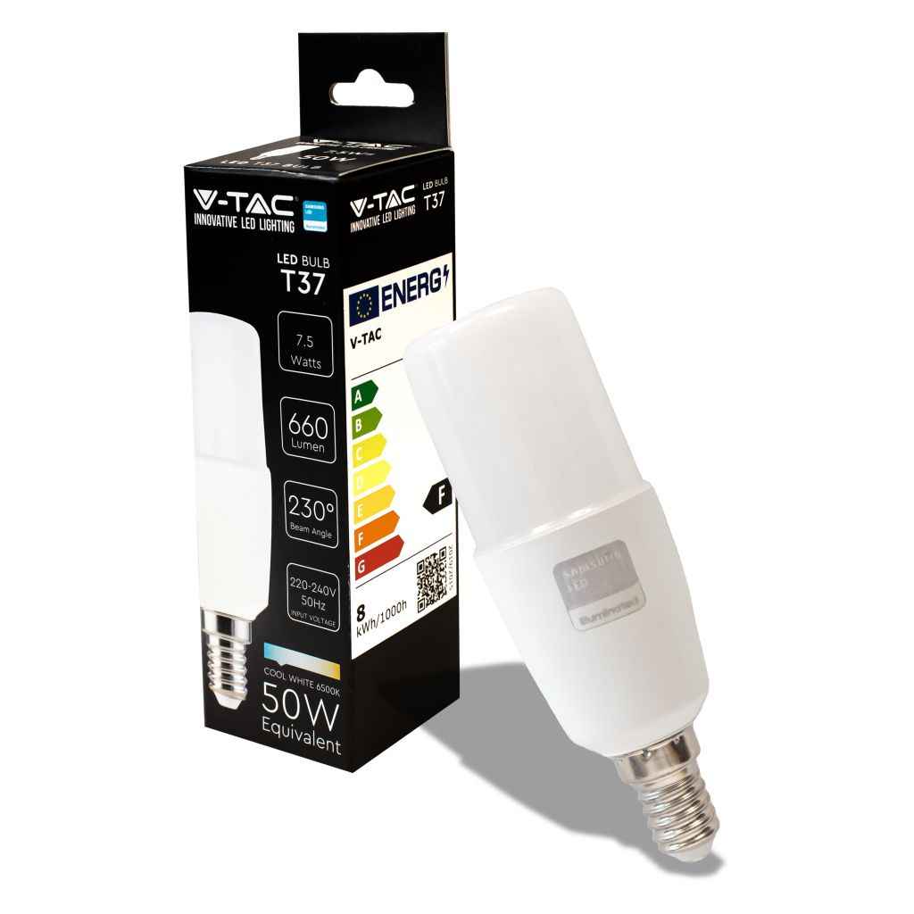 Lampadina LED E14 7,5W Bianco Freddo Chip Samsung