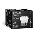 V-Tac Set 3 Lampadine LED E27 15W A65 6500K Luce Fredda