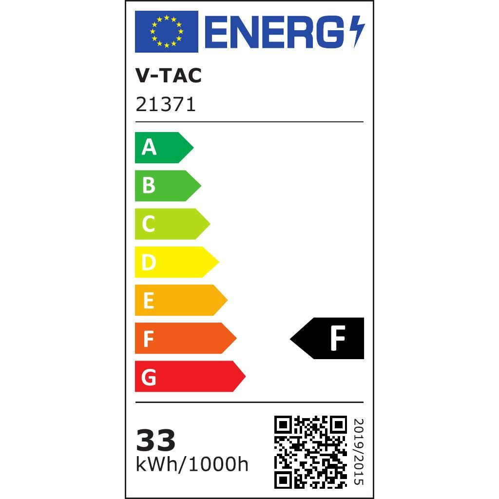 V-Tac Faretto LED Binario 33W 3000K Nero con Chip Samsung