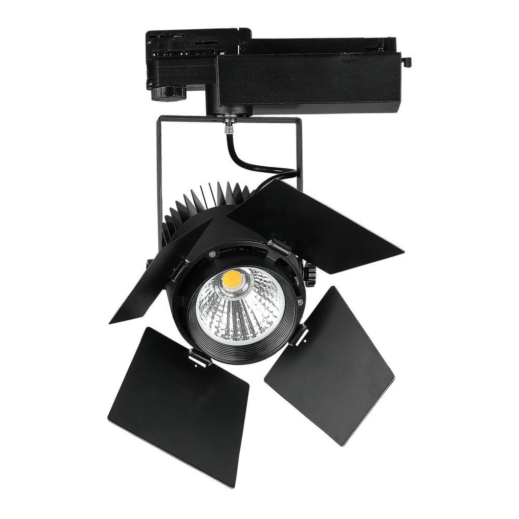 V-Tac Faretto LED Binario 33W 3000K Nero con Chip Samsung