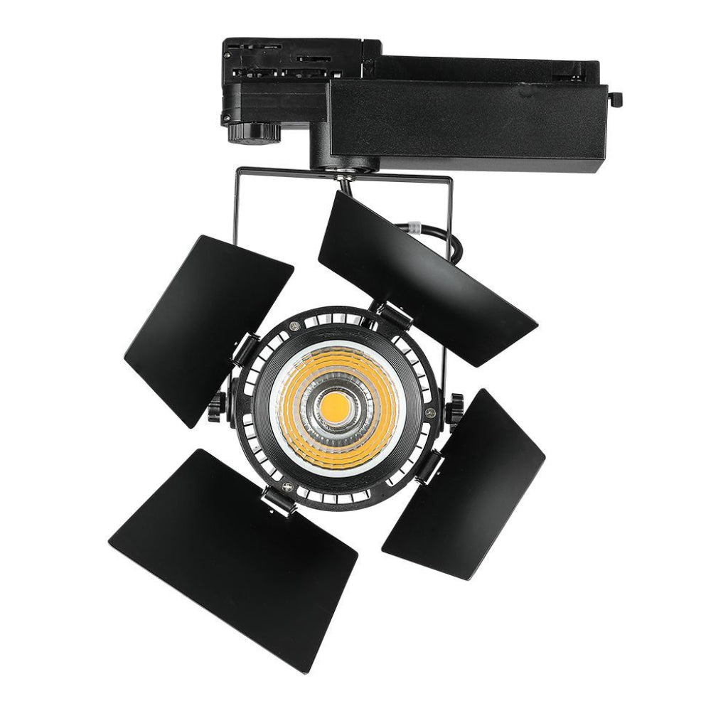 V-Tac Faretto LED Binario 33W 3000K Nero con Chip Samsung