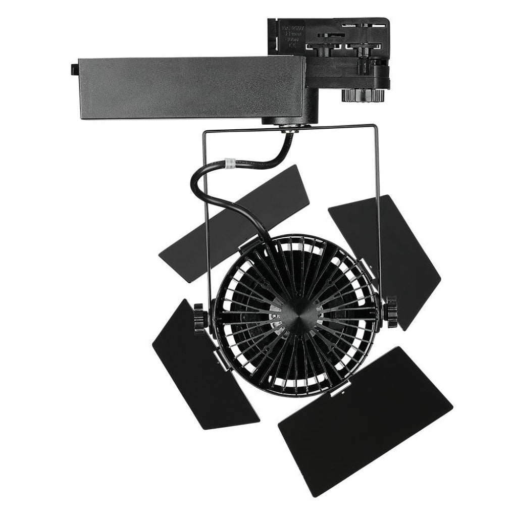 V-Tac Faretto LED Binario 33W 3000K Nero con Chip Samsung