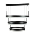 Lampadario LED Sospensione 3 Cerchi 86W Nero 3000K – V-TAC