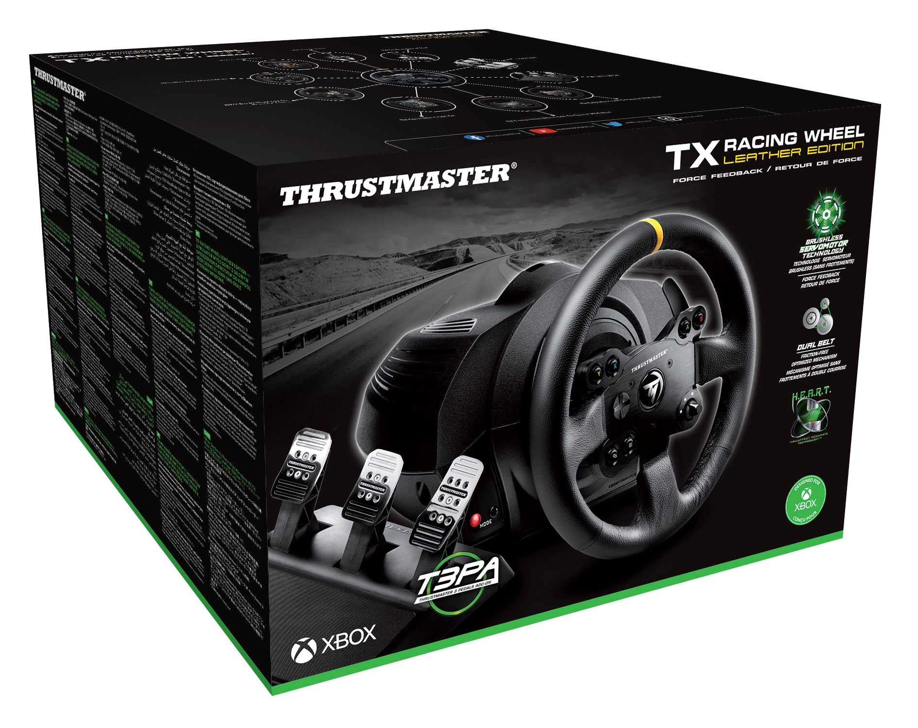 THRUSTMASTER Volante TX RACING WHEEL LEATHER EDITION (Compatibile Xbox Series X/S, Xbox One e PC)