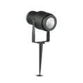 Faretto LED da Giardino 12W Nero Bianco Caldo 880lm