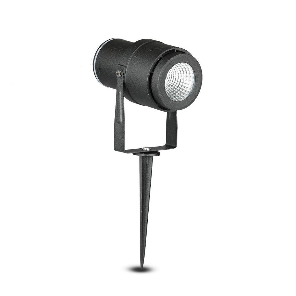 Faretto LED da Giardino 12W Nero Bianco Caldo 880lm