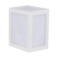 Lanterna LED Muro 12W Quadrata IP65 4000K Bianca V-TAC